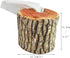 Natural Log Pattern Tissue Box Holder - Eco-Friendly Design