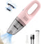 Portable Handheld Vacuum Cleaner Cordless, Lightweight Stylish Hand Vacuum for Dirt, Home Pet Hair, Car Interior