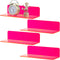 Weysat Floating Shelves for Wall 9 Inch Acrylic Small Wall Hanging Shelves