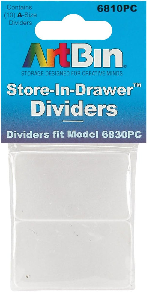 ArtBin 6810PC Divider 10-Pack: Organizer Accessory for ArtBin 6830PC Store in Drawer Cabinet, Pack of 10