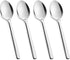 KINGSTONE Large Hostess Serving Utensils, 4 Piece Serving Spoon Set, 18/10 Stainless Steel Heavy Duty for Buffet Party