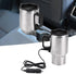 Electric Tea Kettle, 12V 450ml Stainless Steel Car Kettle, Auto Shut Off Travel Water Heater for Tea Coffee
