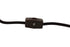Creative Hobbies Single Light Replacement Clip in Lamp Cord, 6 Foot Brown for Christmas Village House, Pumpkin Lights