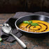 KEAWELL Premium 7.3 Inches Soup Spoons Set of 4, 18/10 Stainless Steel, Deep Bowl for Ramen, Pho, Miso (Round-Handle)