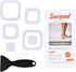 Non-Slip Bathtub Stickers, 72 PCS Clear Adhesive Decals for Safety Bathroom Tubs Showers Treads