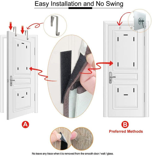 2 Pack 5-Shelf 2 Pack) Hanging Shelves Over The Door Organizer Wall Mount Storage Bag (Sesame Gray