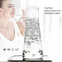 Set (30 oz/850ml) ZILJJ Clear Bedside Water Carafe with Tumbler Glass for Bedroom, Mouthwash Decanter for Bathroom