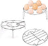 Konrisa Stainless Steel Steam Rack for Instant Pot, Trivet Holder for Cooking, Set of 3