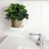 GTIDEA Artificial Shrubs Plants Fake Silk Schefflera Bushes, Faux Greenery Leaf Arrangements, 2pcs for Indoor Outdoor