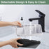 Marble Bathroom Countertop Organizer, Detachable 7 Slots for Kids Electric Toothbrush and Toothpaste Storage