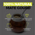 BALIBETOV Yerba Mate Gourd Set, Original Natural Handmade Yerba Mate Cup Argentina, Includes Cup, Bombilla, and Brush.
