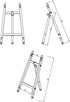 TOPNIKE Table Top Easel, Art Display Easels, Brass Plate Stands for Display, 6 Inch