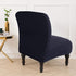 Armless Armless Accent Chair Cover, Large Size Slipper Chair Slipcover, Stretch Universal Thin Fabric Living Room Chair