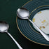 Berglander 12 Soup Spoons Set, 7.5" Stainless Steel Round Silverware, Sturdy Easy To Clean Table Spoon Set, Dishwasher