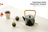 30 (900 ml), Toptier Cast Iron Teapot, Stovetop Safe Japanese Cast Iron Tea Kettle, Diamond Design Tea Pot