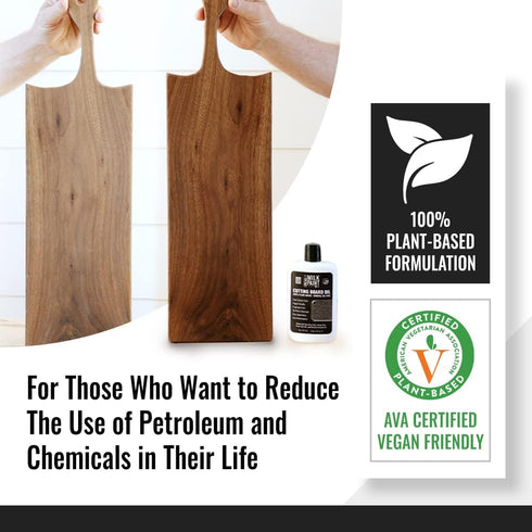 4oz Real Milk Paint, Cutting Board Oil for Wood Chopping Board, Butcher Block, Bamboo, Charcuterie, Food Grade Finish