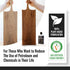4oz Real Milk Paint, Cutting Board Oil for Wood Chopping Board, Butcher Block, Bamboo, Charcuterie, Food Grade Finish