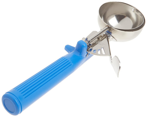 Winco Ice Cream Disher, Size 16, Stainless Steel, Blue Handle