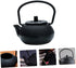 Hemoton Cast Iron Teapot Tea Set, Retro Metal Coffee Kettle for Stove Top, Mini Tea Kettle Optional Iron Kettle