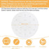 Air Fryer Parchment Paper, Set of 200, 6 Inch Round Liners for Air Fryer, Steaming Basket and More