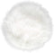 IVON 15.5'' White Round Faux Fur Rug, Fluffy Soft Cushion for Chair, Background for Nail Desk Photos (1pcs White)