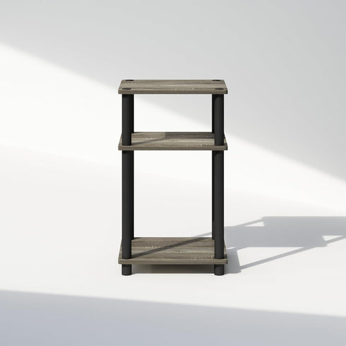 3-Tier Closet, Furinno JUST Night Stand, Turn-N-Tube Nightstand, Toolless Bedside Table, End Table, Side Table