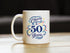 Cheers to 50 Years - Coffee Mug Gifts for Women & Men | 50th Anniversary Party Decor - 11oz White Ceramic Mug