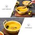 Yardwe Korea Ramen Pot, Fast Noodles Cooking Pot, Aluminum Ramyun Pot with Handles, for Soup, Curry, Pasta