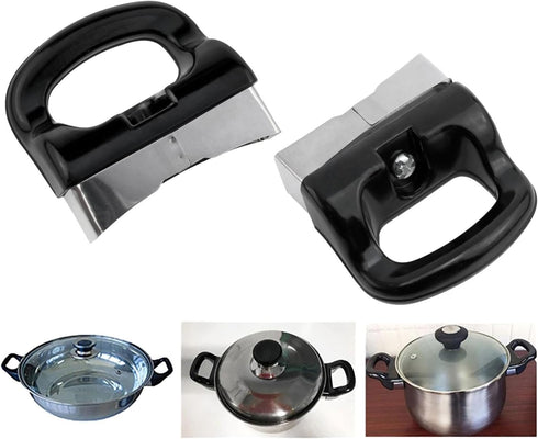 Lovelysp Pressure Cooker Handle, Kitchen Cooker Side Support Handle, 2-Piece Ear for Cooking Pots
