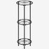 CASIMR Plant Stand Indoor Outdoor, Metal Rustproof Flower Shelf 3 Tier 32.3