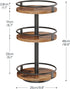 3-Tier Countertop, BF09TL01 HOOBRO Lazy Susan Organizer, Rotating Spice Rack, Turntable Spice Rack, Vertical Storage