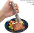 Premium Stainless Steel Salt Grinder, Pepper Mill for Peppercorns, Sea Salt, Thumb Push Button for 1 Hand Operation