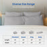 Guardmax Waterproof Pillow Protector Grey Standard Size, Zippered Bed Bug Pillow Protector 2 Pack