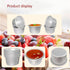 Pudding Cups Molds, Individual Popover Pan, 8 Pieces Aluminium Baking Maker (3.74 x 2 x 2.87 Inch)