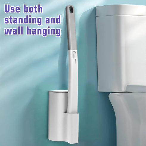 wutfuooo 60pcs Set Disposable Toilet Brush Cleaning System with Refills Pads Replacement Heads, Toilet Cleaning Stick