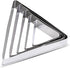SK Triangle Shape Cookie Cutter Set, Stainless Steel, 5-Piece, Small (2.7in)