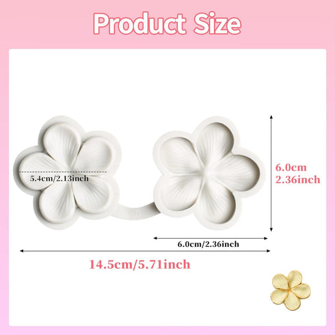 SK Flower Blossom Veiner Fondant Cake Mould Tool, 1Pcs (Style 1)