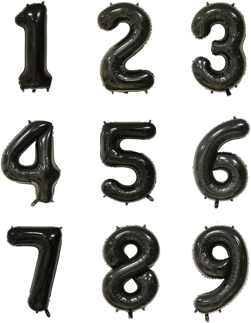 Tellpet Black Number 5 Balloon, 40 Inch