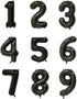 Tellpet Black Number 5 Balloon, 40 Inch