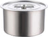Pomya Stock Pot with Lid, Stainless Steel Pot for Soup, Stew, Seafood, Cooking Container (Large 43x43cm/16.92x16.92in)