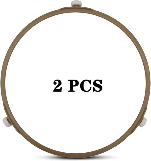 Microwave Turntable Ring, 8.7 Inch Tray Roller Support Ring, Large Glass Plate Tray Wheel Ring (2 PCS), Roller Height
