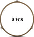 Microwave Turntable Ring, 8.7 Inch Tray Roller Support Ring, Large Glass Plate Tray Wheel Ring (2 PCS), Roller Height
