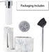 3 1 Set Countertop, Soap Dispenser with Sponge Holder, Kitchen Soap Dispenser Pump, Sponge Caddy and Brush Holder