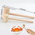 6Pack Hammers Hammer Large Wooden Mallet Seafood for Cracking Crab Lobster Shellfish, Wooden for Breakable Chocolate