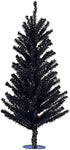 18-Inch Black Unlit Tree
