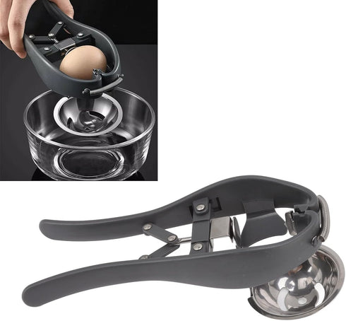 Automatic Stainless Steel Egg Cracker - Effortless Eggshell Cutter for Hard & Soft-Boiled Eggs