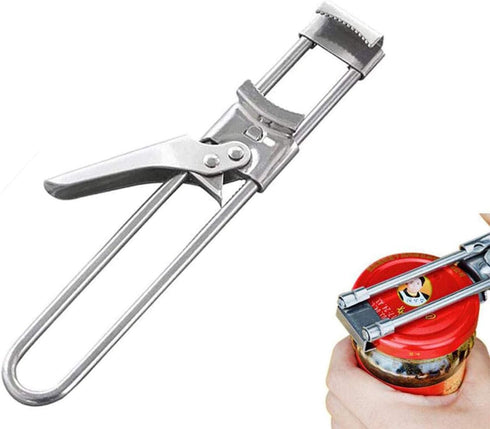 Master Jar & Bottle Opener, Adjustable Multifunctional Stainless Steel Can Opener and Jar Lid Gripper