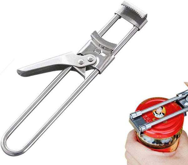Master Jar & Bottle Opener, Adjustable Multifunctional Stainless Steel Can Opener and Jar Lid Gripper