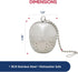 HIC Loose Tea Leaf Tea Strainer and Herbal Infuser, 18/8 Stainless Steel, 1.75-Inch Pierced Tea Ball