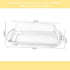 YOLCAR Countertop, Elegant Glass Butter dish with Lid, Dust-proof and Freshness-preserving Butter Keeper for Suitable